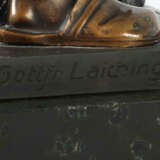 Bildhauer des 19./20. Jh. ''Schmied'', Metallguß patiniert, vollplasti… - фото 3