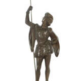 Bildhauer des 19./20. Jh. ''Speerträger'', Bronze patiniert, vollplast… - photo 1