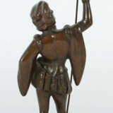 Bildhauer des 19./20. Jh. ''Speerträger'', Bronze patiniert, vollplast… - photo 2