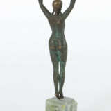 Bildhauer des 19./20. Jh. ''Jugendstiltänzerin'', Bronze patiniert, vo… - фото 2