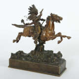 Curtis, T. Bildhauer des 19./20. Jh. ''Reitender Häuptling'', Wiener B… - фото 3