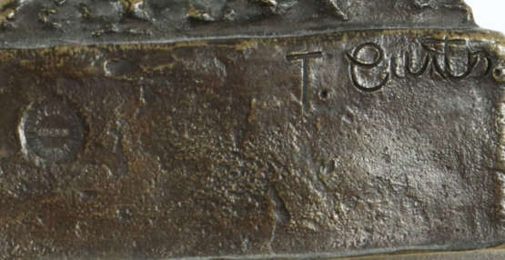 Curtis, T. Bildhauer des 19./20. Jh. ''Reitender Häuptling'', Wiener B… - фото 4