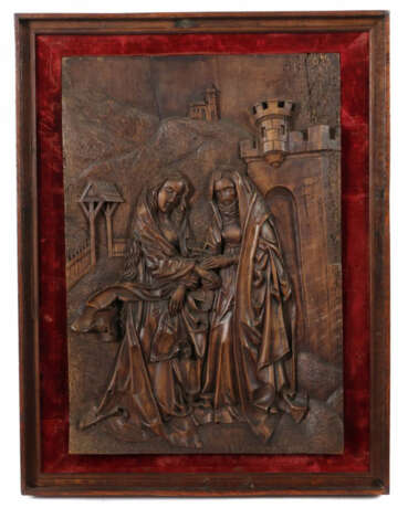 Bildschnitzer des 19./20. Jh. ''Maria und Elisabeth'', Holz geschnitzt… - photo 1 Bildschnitzer des 19./20. Jh. ''Maria und Elisabeth'', Holz geschnitzt… - photo 1