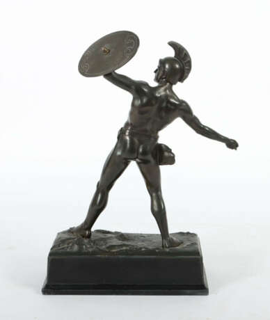 Bildhauer des 20. Jh. ''Spartanischer Krieger'', Zinkguß patiniert, vo… - photo 2