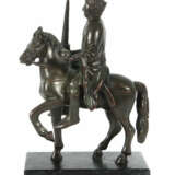 Bildhauer des 20. Jh. ''Karl der Große'', Bronze patiniert, vollplasti… - photo 1
