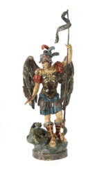 Bildschnitzer des 20. Jh. Alpenraum, ''Erzengel Michael'', Holz geschn…