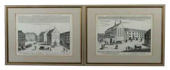 Leizolt, Friedrich Künstler des 18. Jh.. Paar Ansichten von Ravensburg… - photo 1 Leizolt, Friedrich Künstler des 18. Jh.. Paar Ansichten von Ravensburg… - photo 1