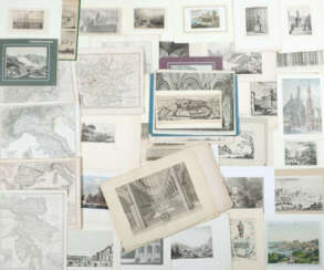 Verschiedene Grafiker des 19./20. Jh. Konvolut mit ca. 54 Grafiken, ve…