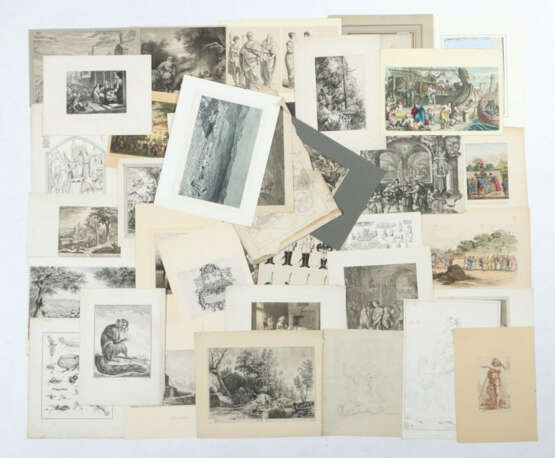 Verschiedene Grafiker des 19./20. Jh. Konvolut mit ca. 35 Grafiken und… - photo 2