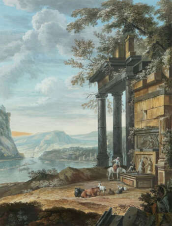 Dalens, Dirk Amsterdam 1688 - 1753, niederländischer Künstler. ''Arkad… - photo 1