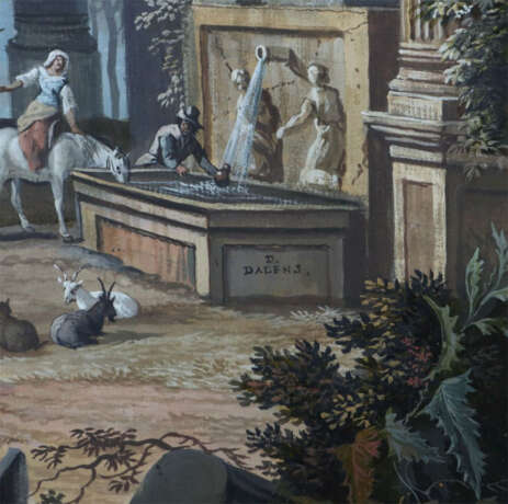 Dalens, Dirk Amsterdam 1688 - 1753, niederländischer Künstler. ''Arkad… - photo 3