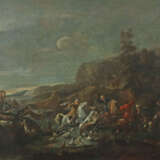 Maler des 18./19. Jh. ''Orientalische Jagdszene'', Darstellung einer H… - photo 3