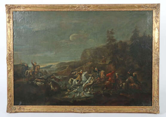 Maler des 18./19. Jh. ''Orientalische Jagdszene'', Darstellung einer H… - photo 4 Maler des 18./19. Jh. ''Orientalische Jagdszene'', Darstellung einer H… - photo 4