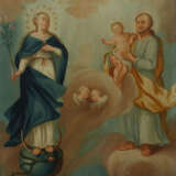 Maler des 18./19. Jh. ''Maria Immaculata und Hl. Josephus'', nebeneina… - photo 1