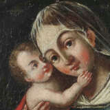 Maler des 18./19. Jh. ''Maria mit Jesuskind'', Maria mit Schleier und … - photo 4
