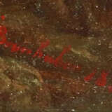 Brunhuber, A. Maler des 19. Jh.. ''Hirtenjunge mit Schafherde'', Schaf… - photo 3