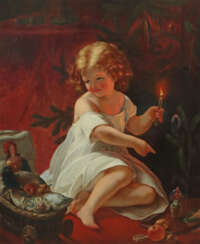 Drück, Friedrich Leipzig 1809 - 1884 München. ''Der Weihnachtsabend'',…