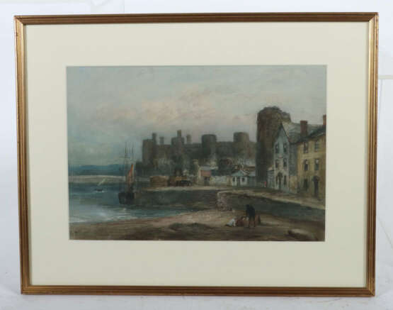 Hayes, George ca. 1824 - 1895 englischer Maler. ''Conwy Castle'', Dars… - photo 2 Hayes, George ca. 1824 - 1895 englischer Maler. ''Conwy Castle'', Dars… - photo 2