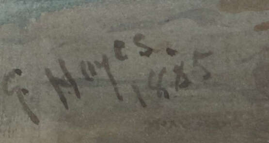 Hayes, George ca. 1824 - 1895 englischer Maler. ''Conwy Castle'', Dars… - photo 3 Hayes, George ca. 1824 - 1895 englischer Maler. ''Conwy Castle'', Dars… - photo 3