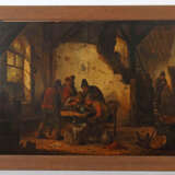 Genremaler/Kopist des 19. Jh. ''Würfelspieler'', flämische Interieursz… - Foto 2