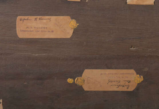 Genremaler/Kopist des 19. Jh. ''Würfelspieler'', flämische Interieursz… - Foto 6 Genremaler/Kopist des 19. Jh. ''Würfelspieler'', flämische Interieursz… - Foto 6