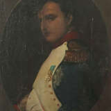Maler des 19. Jh. ''Napoleon Bonaparte'', Halbportrait in Uniform und … - Foto 1