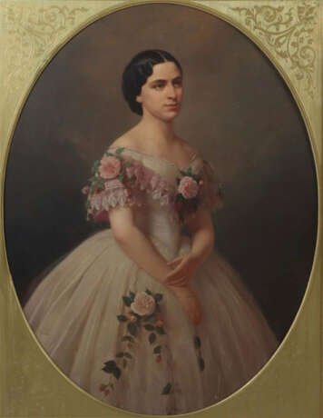 Maler der 2. Hälfte des 19. Jh. ''Prinzessin Amalie von Thurn und Taxi… - photo 1