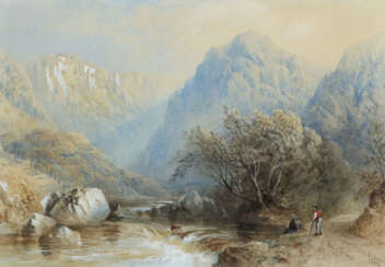 Pearson, Cornelius 1805 - 1891, britischer Künstler. ''Landschaft mit …