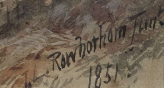 Rowbotham, Thomas Leeson Dublin 1823 - 1875 Kensington, irischer Maler… - Foto 3 Rowbotham, Thomas Leeson Dublin 1823 - 1875 Kensington, irischer Maler… - Foto 3