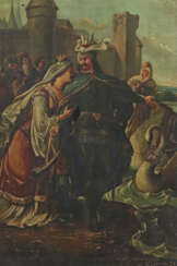 Schröter, Karl Maler des 19. Jh.. ''Elsas Abschied von Lohengrin'', Lo…