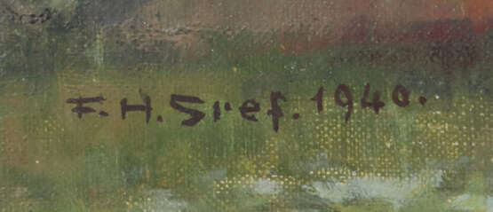 Gref, Franz Heinrich Stühlingen/Baden 1872 - 1957 Weilimdorf, Schüler … - photo 3 Gref, Franz Heinrich Stühlingen/Baden 1872 - 1957 Weilimdorf, Schüler … - photo 3