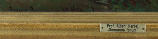 Hertel, Albert Berlin 1843 - 1912 Berlin, deutscher Maler. ''Forum Rom… - фото 3