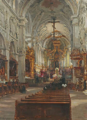 Huthsteiner, Rudolf Düsseldorf 1855 - 1935 Stuttgart, deutscher Interi… - photo 1 Huthsteiner, Rudolf Düsseldorf 1855 - 1935 Stuttgart, deutscher Interi… - photo 1