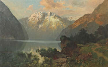 Lohr, August Hallein 1842 - 1920 Mexiko-Stadt, österreichischer Landsc…