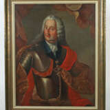 Maler des 19./20. Jh. ''Herrenbildnis im Harnisch'', Halbportrait eine… - photo 2