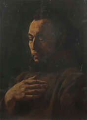 Maler des 19./20. Jh. ''Heiligenbild'', Darstellung eines Heiligen in …