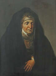 Maler des 19./20. Jh. ''Damenportrait'', in einem orientalischem Gewan…