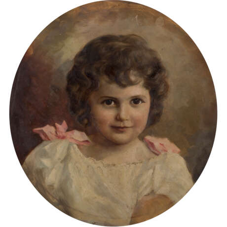 Unbekannte(r) Künstler(in) des 19./20. Jahrhundert 'Mädchenportrait'. - Foto 1