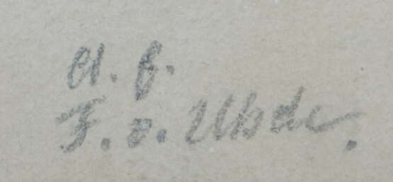 Uhde, Fritz von Gutsbezirk Wolkenburg 1848 - 1911 München, deutscher M… - Foto 3 Uhde, Fritz von Gutsbezirk Wolkenburg 1848 - 1911 München, deutscher M… - Foto 3