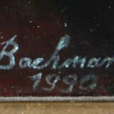Bachmann, T. Maler des 20. Jh.. ''Der Faun'', Kopfportrait eines Faun … - Foto 3