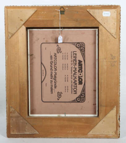 Bachmann, T. Maler des 20. Jh.. ''Der Faun'', Kopfportrait eines Faun … - Foto 4 Bachmann, T. Maler des 20. Jh.. ''Der Faun'', Kopfportrait eines Faun … - Foto 4