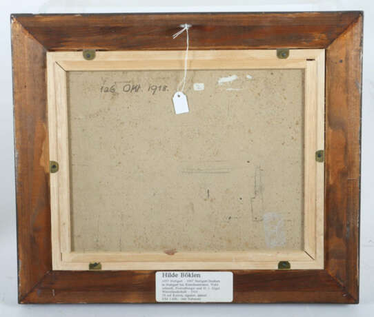 Böklen, Hilde Stuttgart 1897 - 1987, war eine deutsche Malerin. ''Wint… - photo 4 Böklen, Hilde Stuttgart 1897 - 1987, war eine deutsche Malerin. ''Wint… - photo 4