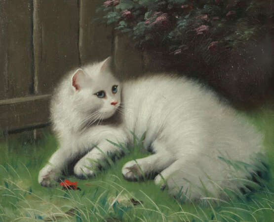 Boleradszky, Beno 1885 - 1957, ungarischer Maler. ''Weiße Perserkatze … - photo 1 Boleradszky, Beno 1885 - 1957, ungarischer Maler. ''Weiße Perserkatze … - photo 1