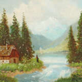 Deckert Maler des 20. Jh.. ''Im Harthal'', Blick auf einen Flusslauf i… - photo 1