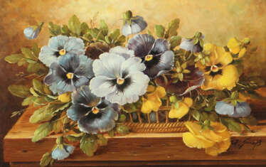 Graß, Hans Königsberg 1934 - 2014 München, deutscher Blumenstilllebenm…