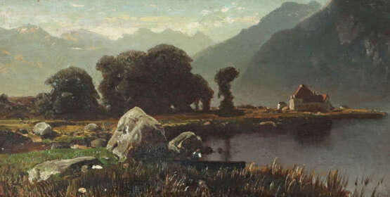 Kameke, Otto von Slupsk 1822 - 1899 Berlin, Maler. ''Schloss am See'',… - photo 1