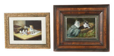 Koch, Samuel Schleswig 1912 - ?, stud. in Hamburg. 2 Gemälde mit je 2 …