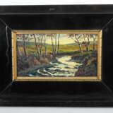 Maler des 20. Jh. ''Bachlauf'', zwischen herbstlicher Hügellandschaft … - photo 2