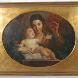 Maler des Anfanges des 20. Jh. ''Maria mit Kind'', Maria in blauer Rob… - photo 2