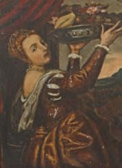 Maler des Anfanges des 20. Jh. ''Mädchen mit Fruchtschale'', Dame in g…